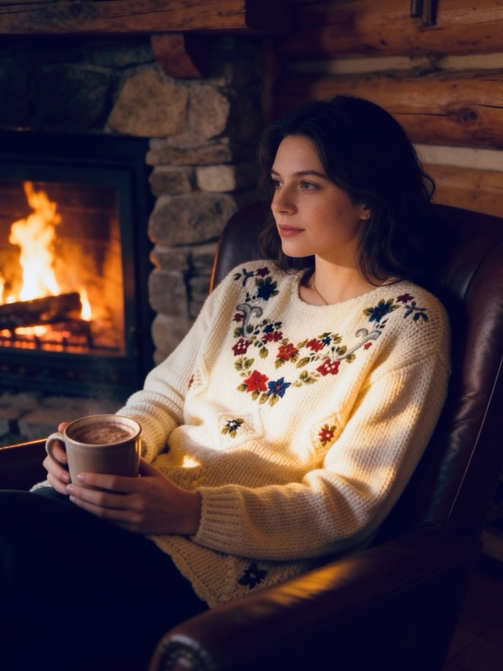 Absolutely gorgeous VINTAGE Bobbie Brooks Sweater hand knit